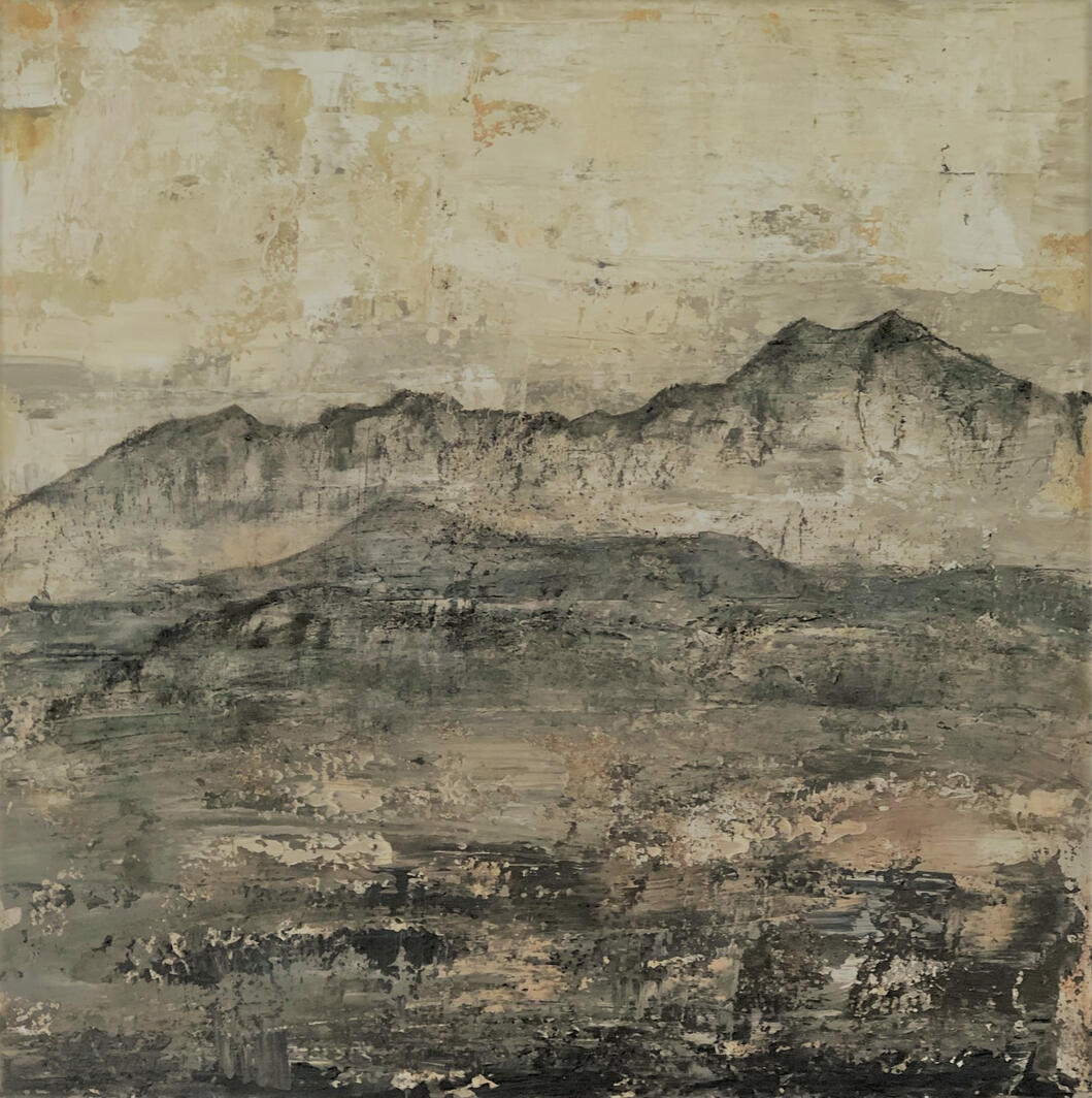 Mountain Light (70 x 70 cm)