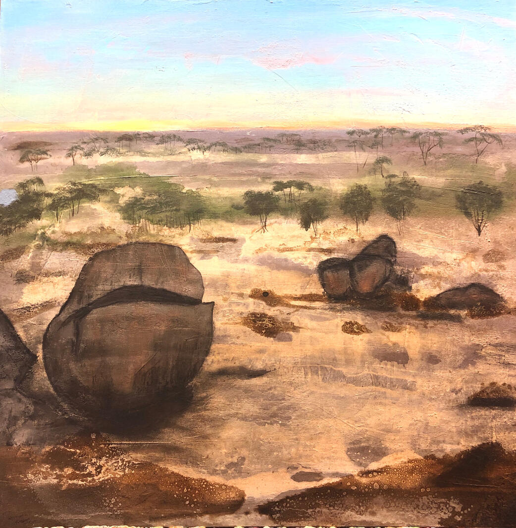 Kangaroo Valley (80 x 80 cm)