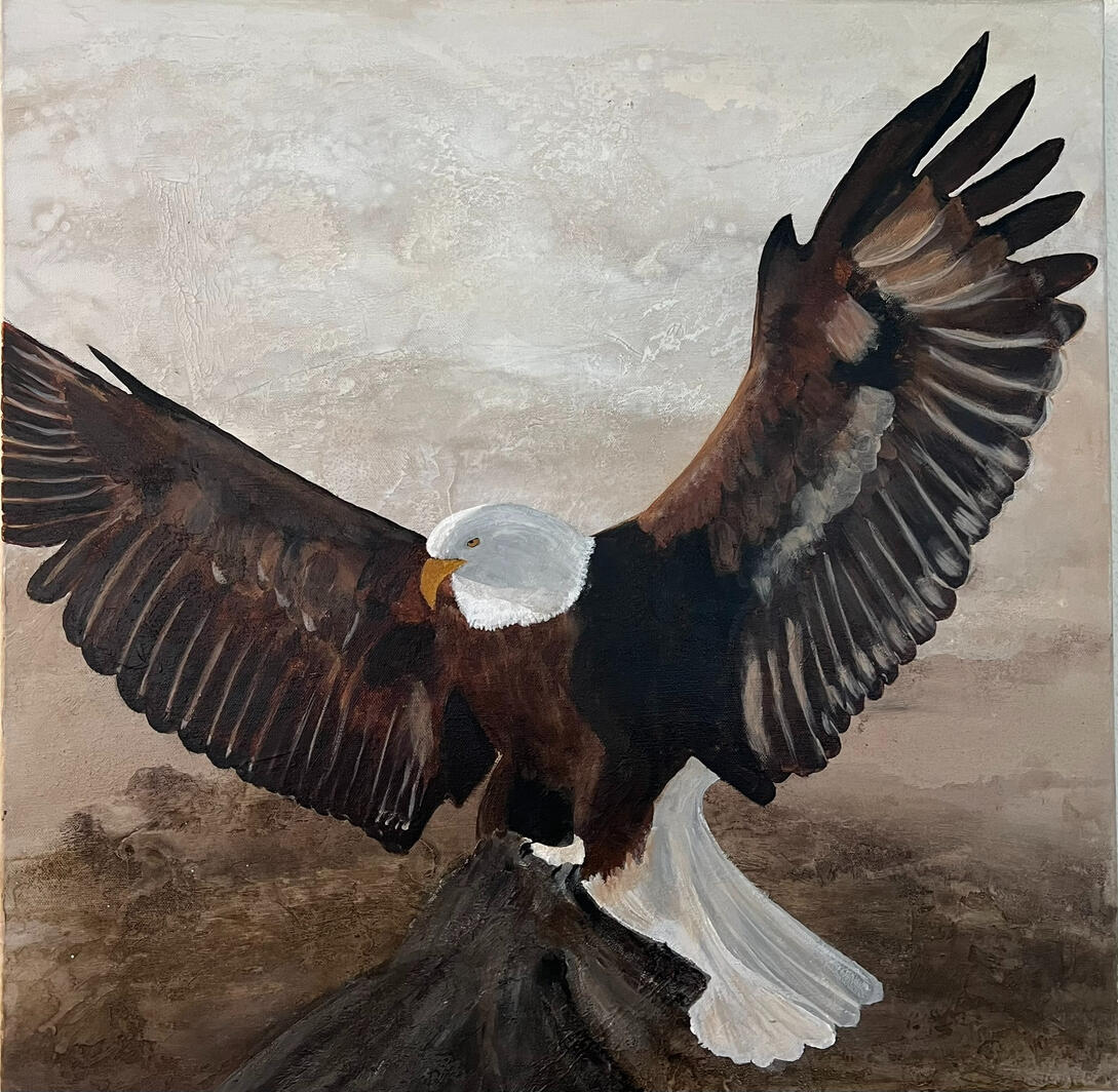 Free like a Bird (60 x 60 cm)
